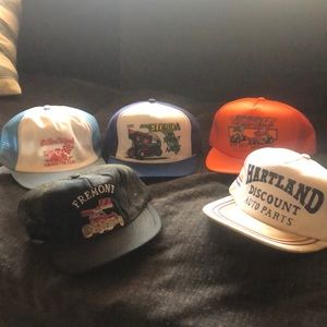 Vintage trucker hat lot